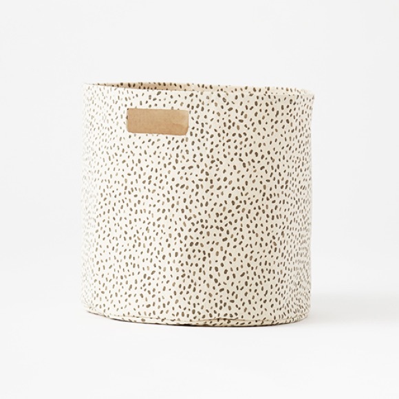 Anthropologie Storage & Organization Pehr Gray Speck Storage Bin
